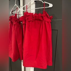 Lush red dress, with pockets! size small